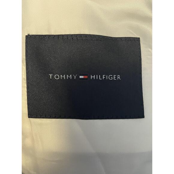 Tommy Hilfiger Blazer Mens 42 Large Houndstooth Linen Sport Coat Jacket Derby - Picture 4 of 10